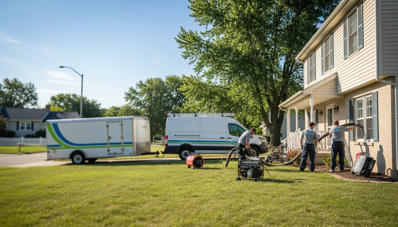 Flooded Basement Restoration And Cleanup With Repair in Braceville, IL near me